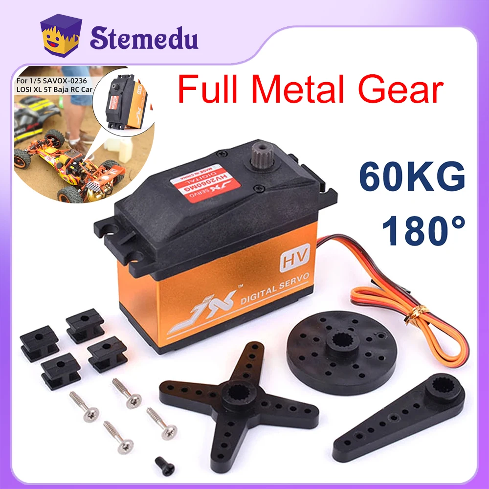 Rc Helicopter Servo - JX PDI-HV2060MG 60KG Büyük Torklu 180