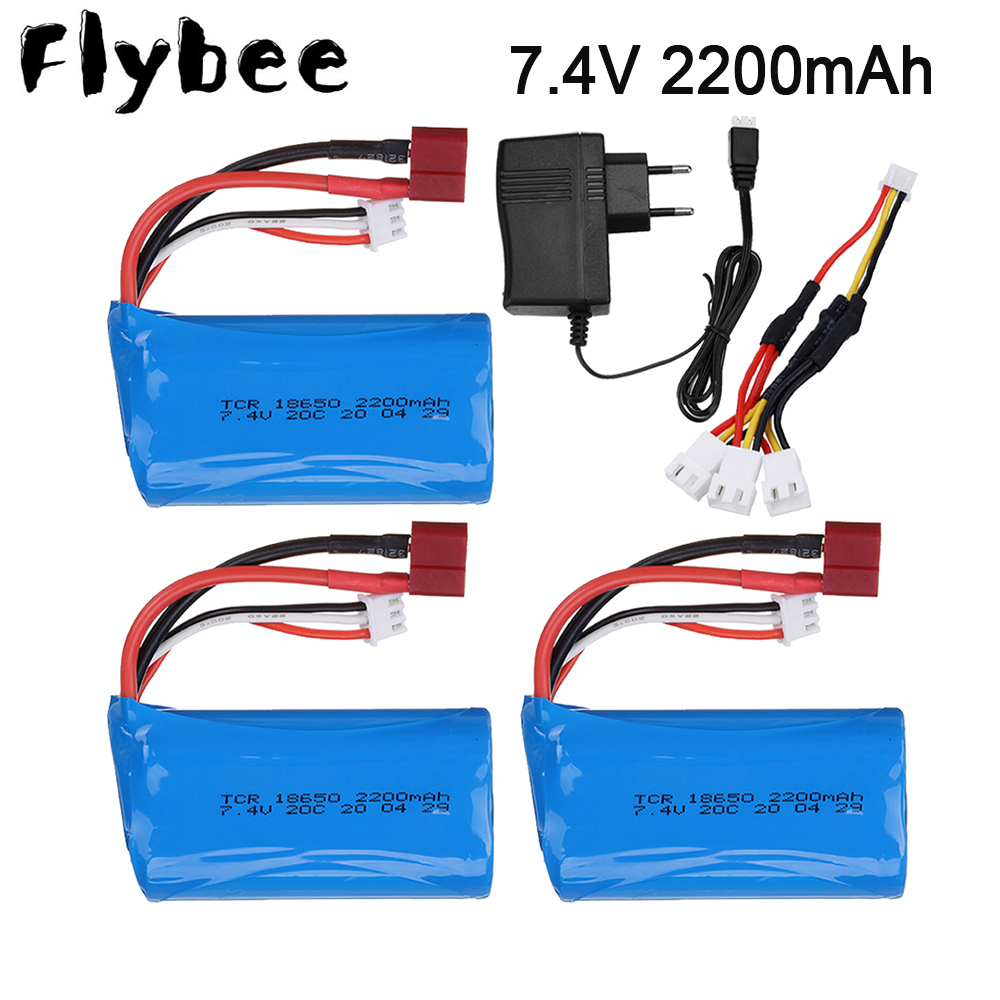 Rc Helicopter Parts - RC araba için 7.4 V 2200mAh