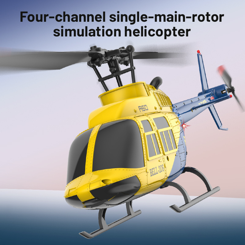 Rc Helicopter Gyro - YENİ A60 Rc Uçak Helikopter 2.4G