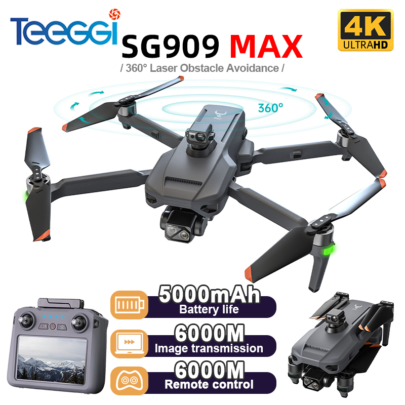 Rc Helicopter Electric - Teeggi SG909 MAX GPS Drone 4K