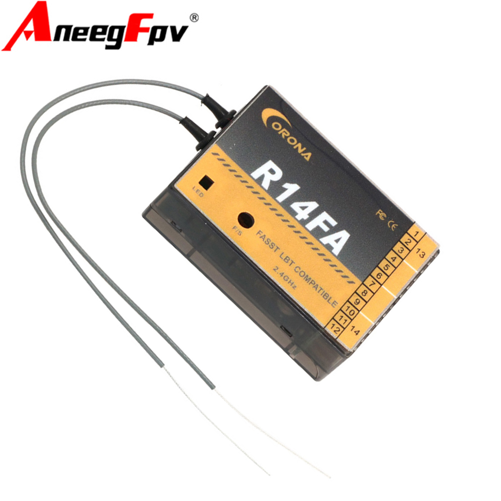 Rc Helicopter Servo - Corona R14FA 14CH RC Model Alıcısı