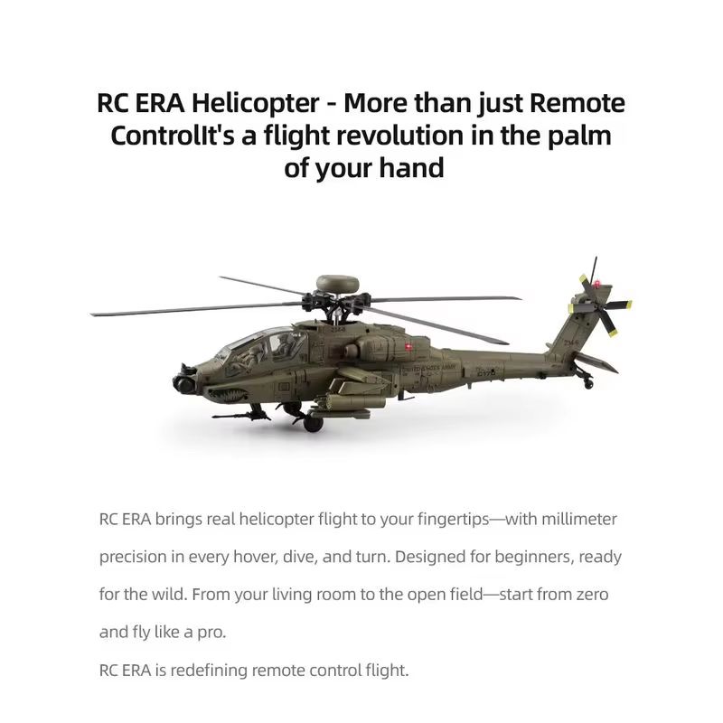 RC Era AH‑64D Apache C170 6CH  - Rc Helicopter Single Rotor incelemesi ve fiyatı