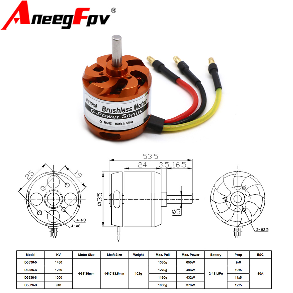 D3536 910KV 1000KV 1250KV 1450 - Rc Helicopter Mini incelemesi ve fiyatı
