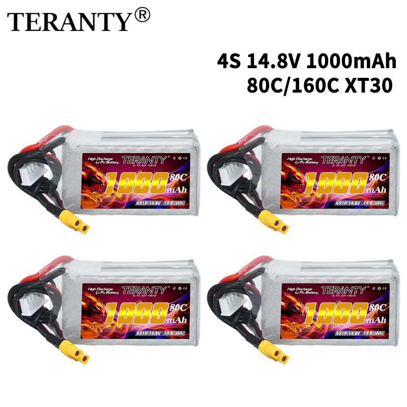 TERANTY 4S 1000mAh 14.8V 80C/1 - Rc Helicopter Parts incelemesi ve fiyatı