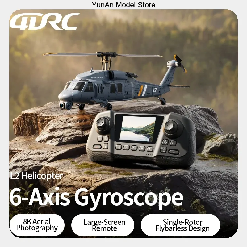 4DRC L2 8K UHD FPV RC Helikopt - Rc Helicopter Single Rotor incelemesi ve fiyatı