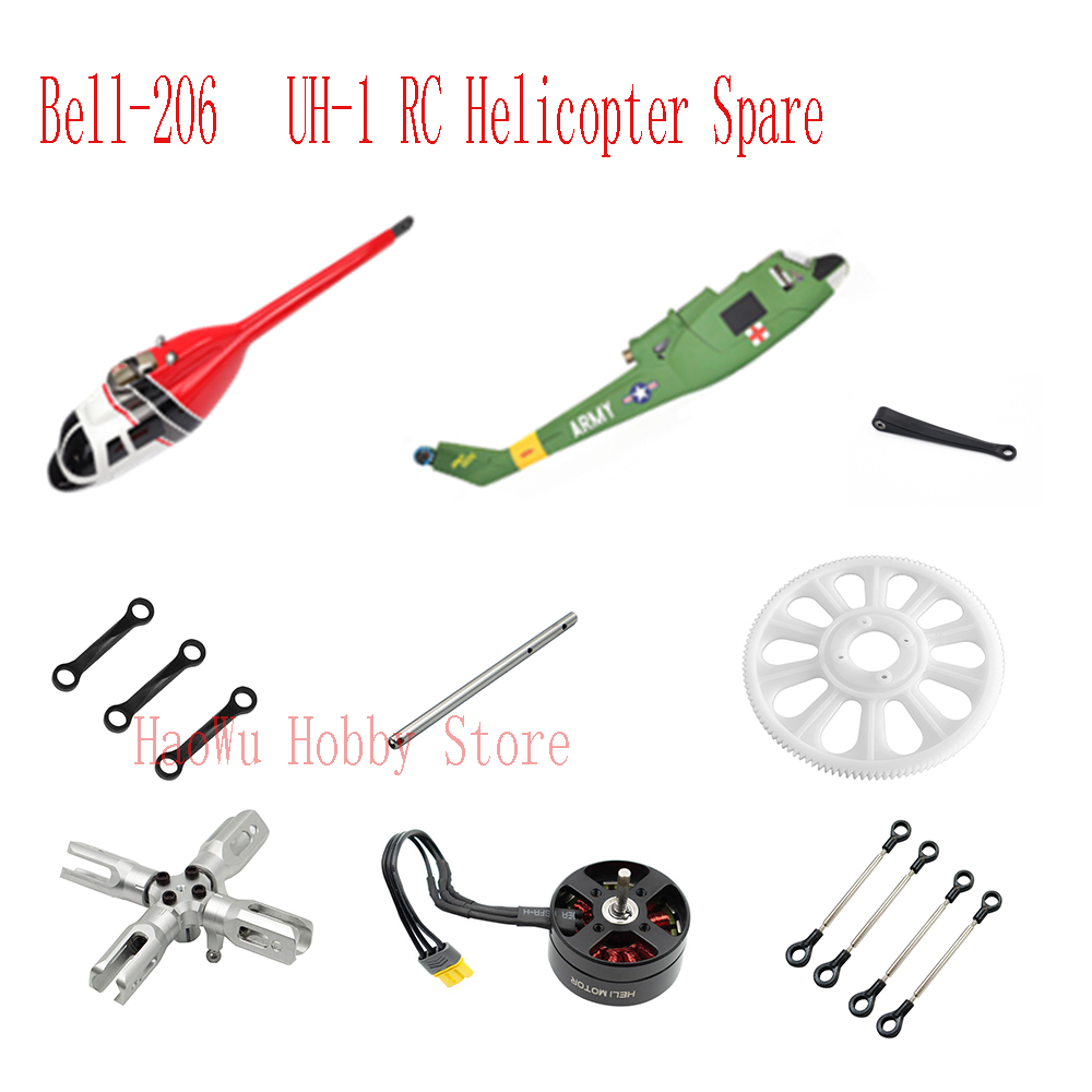 Flywing bell206 UH1 Bell-206 U - Rc Helicopter Coaxial incelemesi ve fiyatı